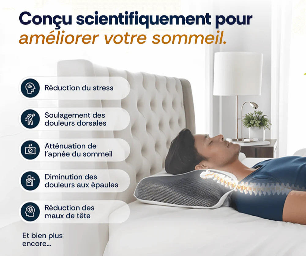 Morphée® - Oreiller Ergonomique